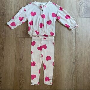 Waffle Heart Set Outfit